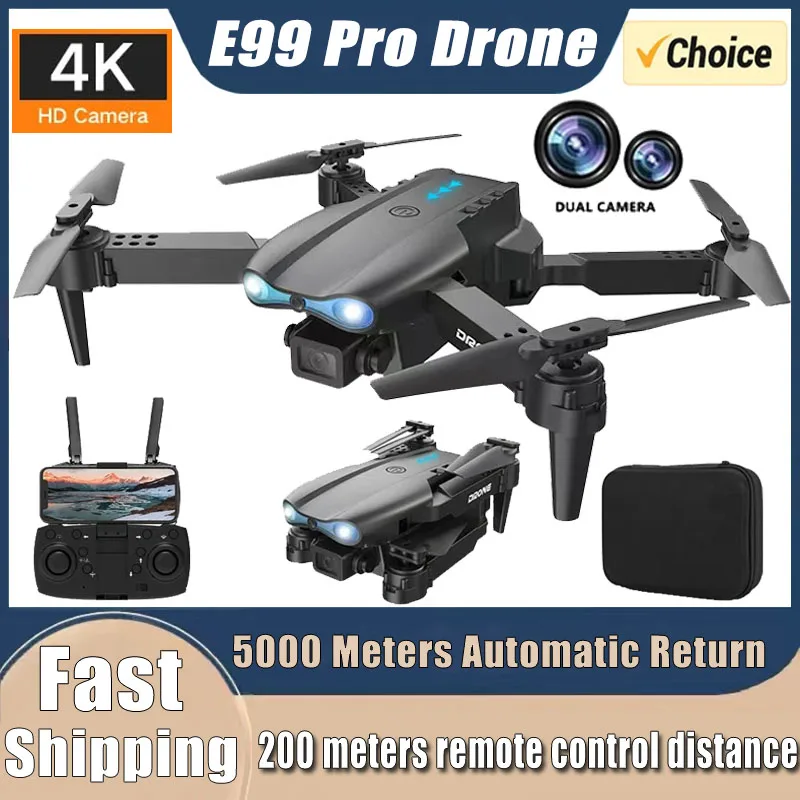 Drone Camera Wide Angle - طائرة بدون طيار E99Pro RC جديدة
