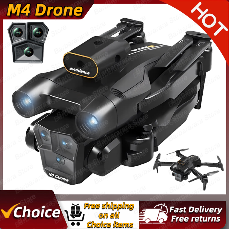 Drone Camera Wide Angle - طائرة بدون طيار M4 جديدة احترافية