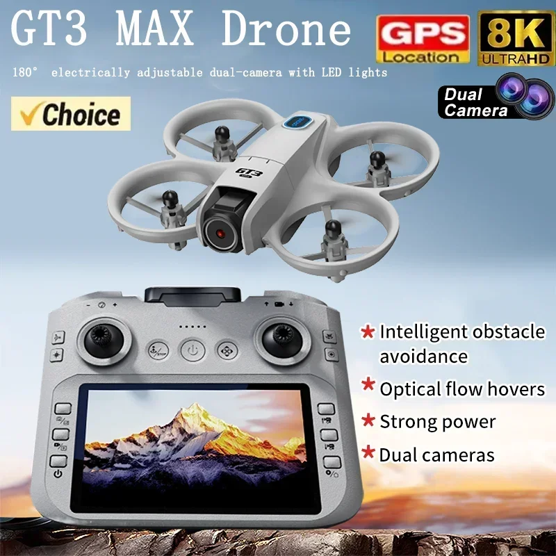 Drone Camera Night Vision - طائرة بدون طيار GT3 ميني جديدة