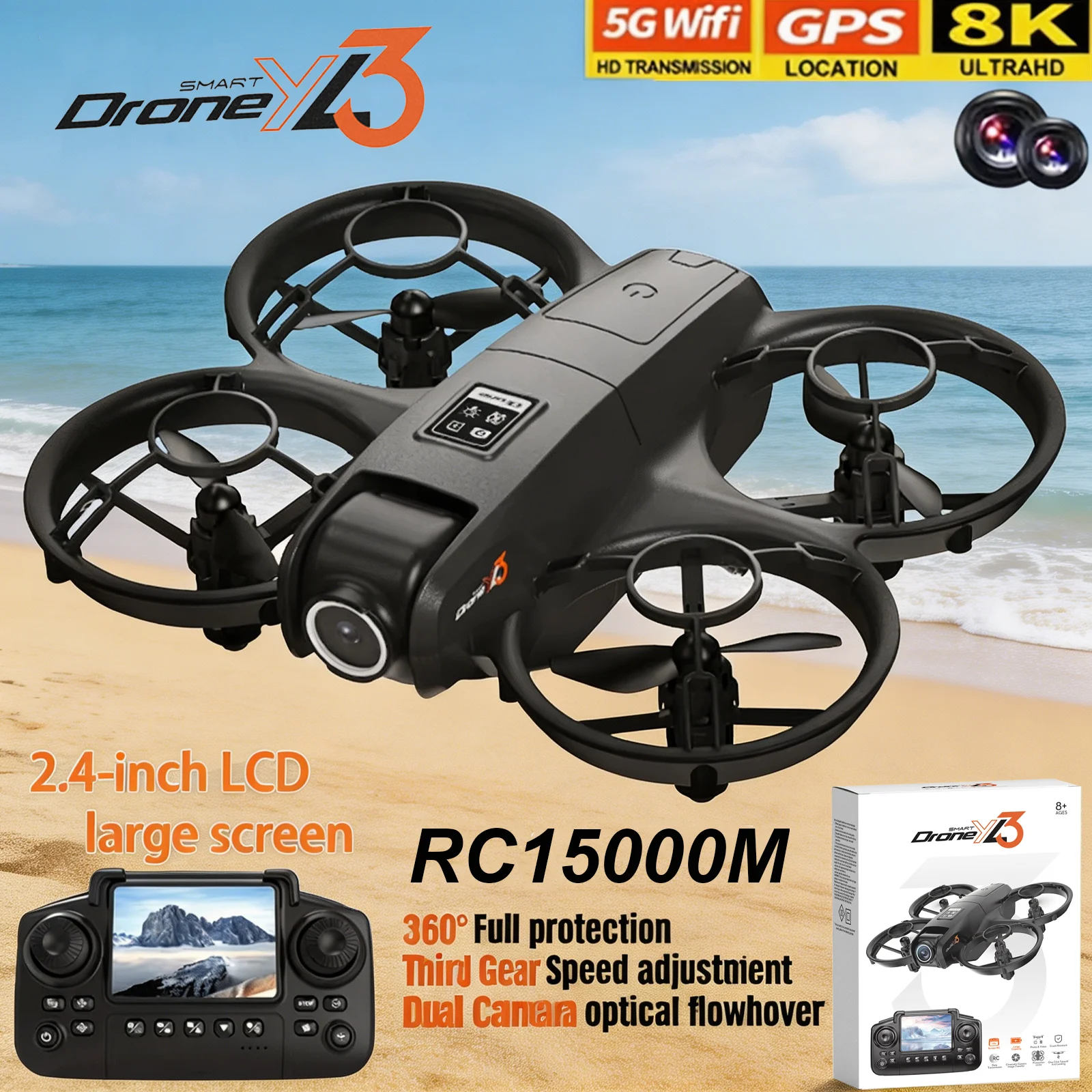 Drone Camera Wide Angle - طائرة بدون طيار YL3 RC جديدة