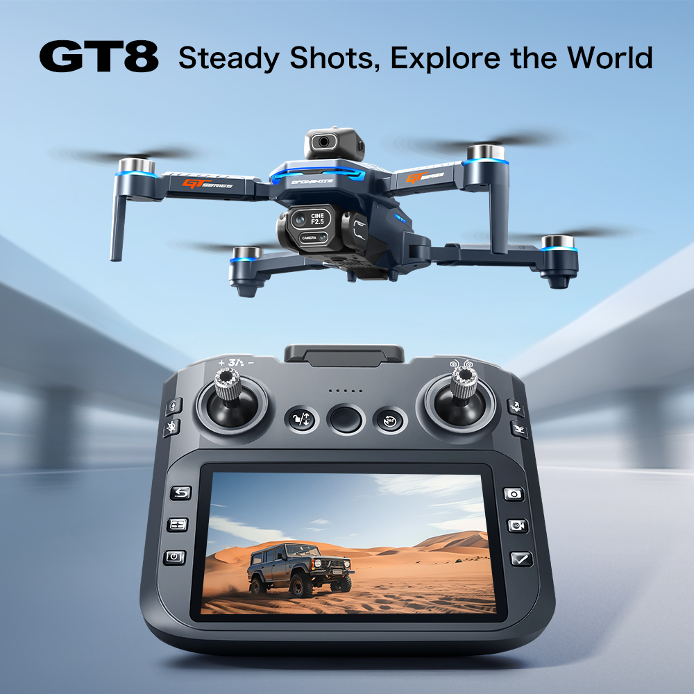 Drone Camera Hd - طائرة بدون طيار GT8 لتجنب العوائق