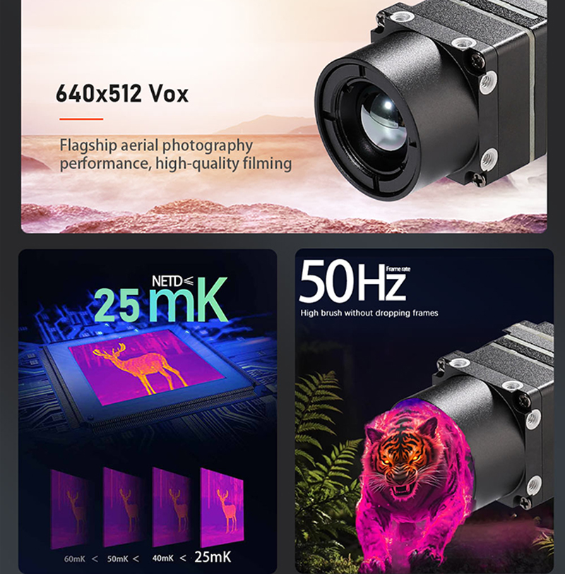 Drone Camera Thermal - وحدة كاميرا حرارية جديدة للطائرات بدون