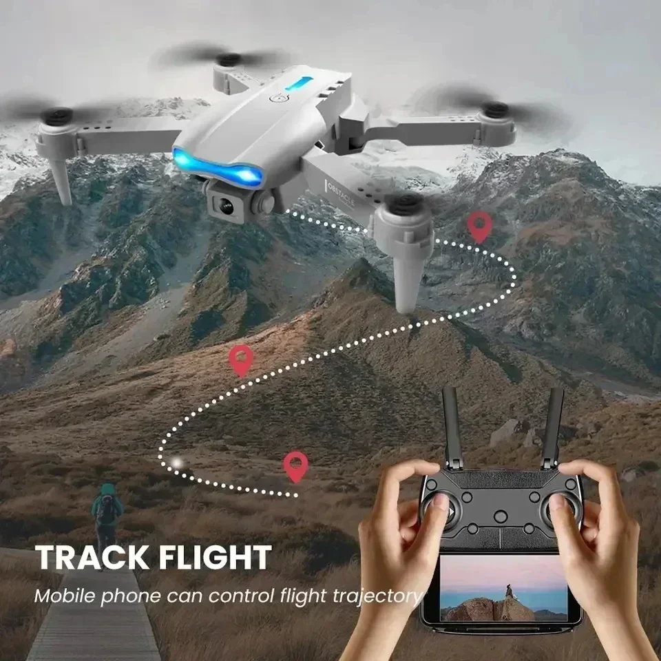 طائرة بدون طيار E99Pro RC جديد - مراجعة Drone Camera Wide Angle وسعره