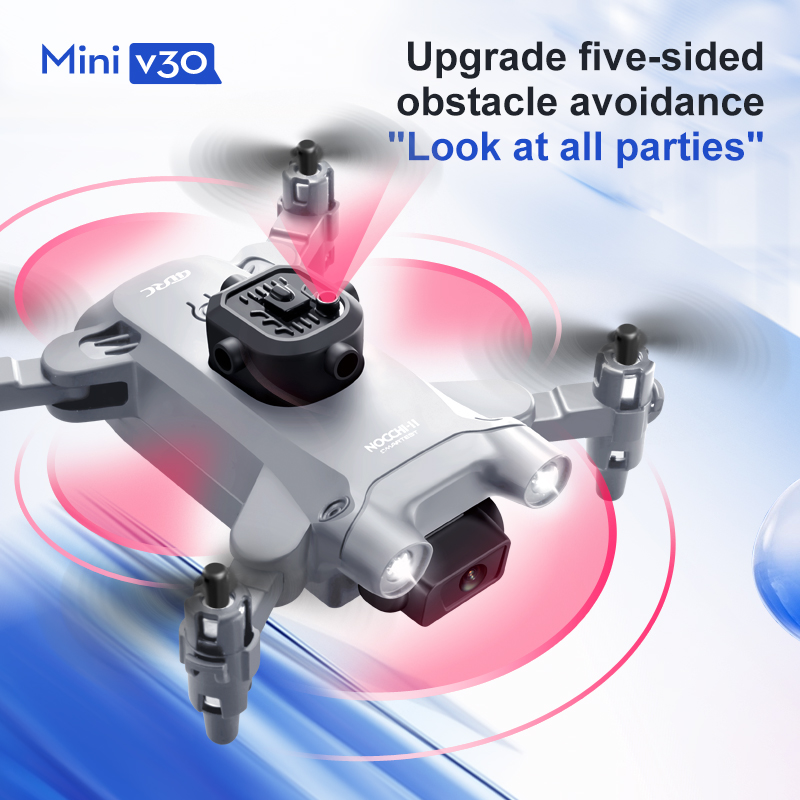 طائرة بدون طيار صغيرة V30 WiFi - مراجعة Drone Camera Wide Angle وسعره