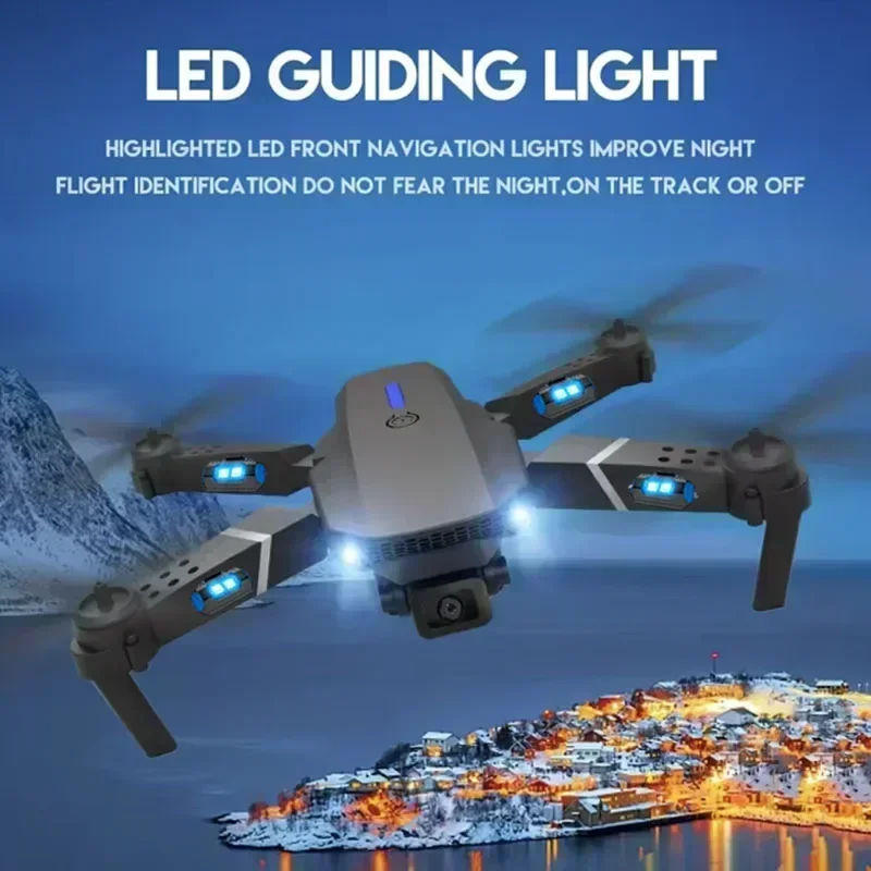 E88 Pro WIFI FPV الطائرة بدون  - مراجعة Drone Camera Mount وسعره