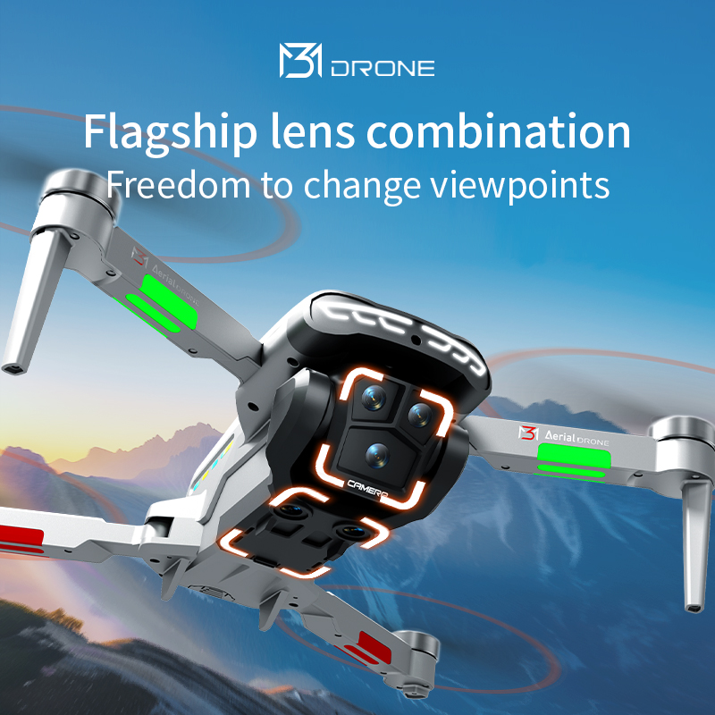 M3 طائرة بدون طيار احترافية 4K - مراجعة Drone Camera Hd وسعره