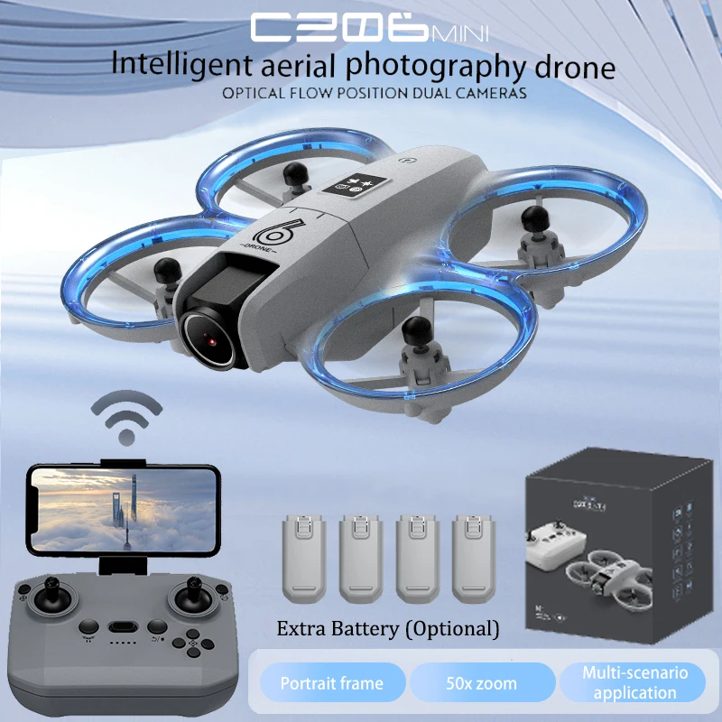 طائرة بدون طيار CZ06 Mini RC Q - مراجعة Drone Camera Hd وسعره