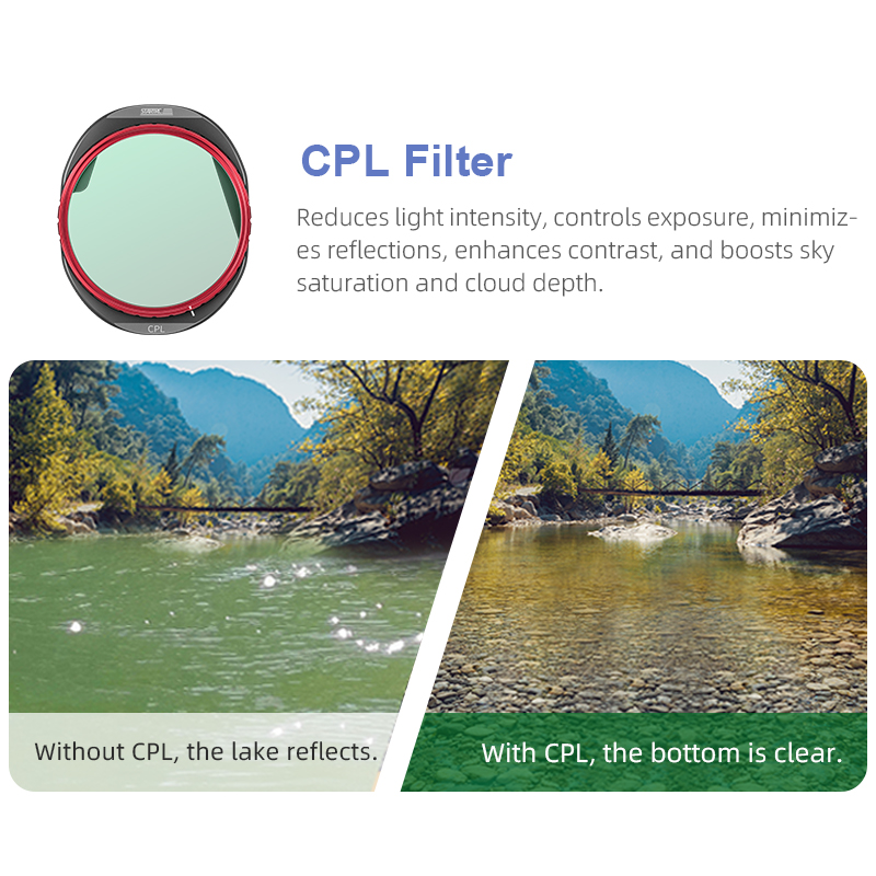 مجموعة مرشحات STARTRC CPL/ND8/ - مراجعة Drone Camera Filter وسعره