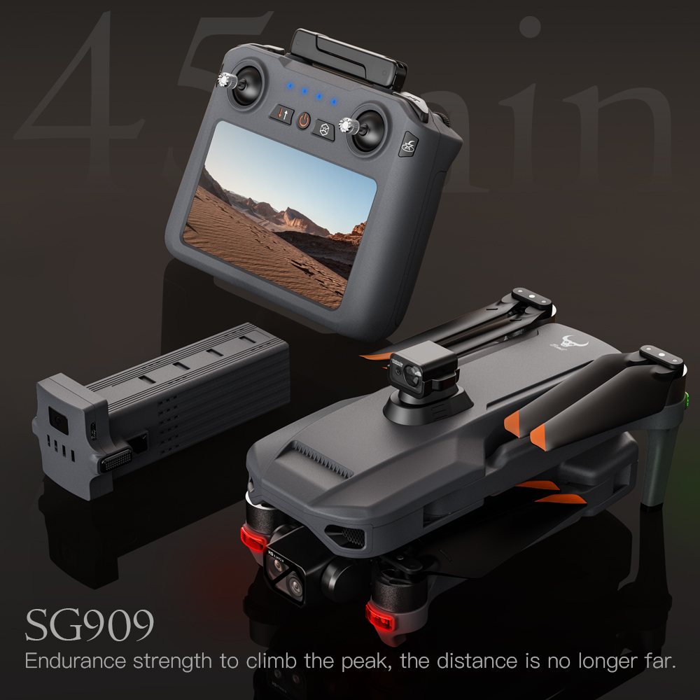 طائرة بدون طيار Teeggi SG909 M - مراجعة Drone Camera Night Vision وسعره