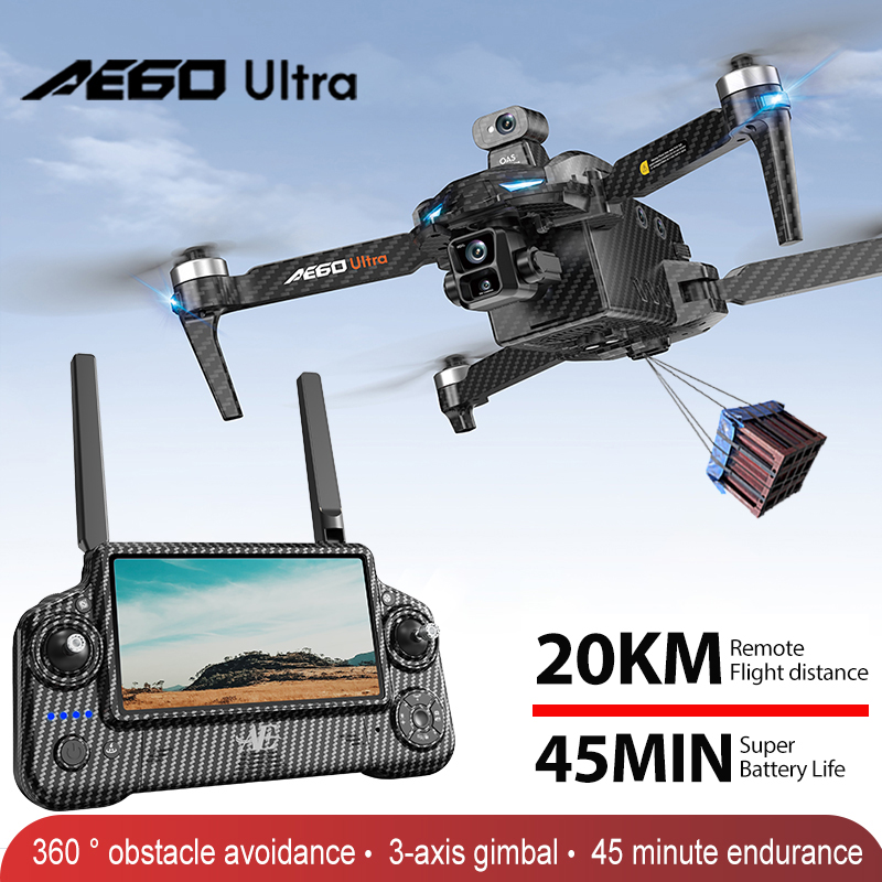 AE60 نظام تحديد المواقع بدون ط - مراجعة Drone Camera Professional وسعره