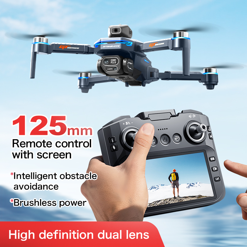 طائرة بدون طيار GT8 لتجنب العو - مراجعة Drone Camera Hd وسعره